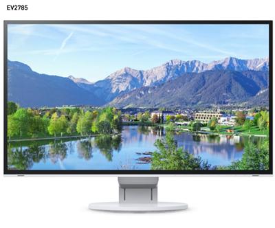 EIZO 27" EV2785-WT, IPS-LED, 3840 x 2160 (4K UHD), 350 cd/m2,1300:1, 5 ms, ultra tenký rámeček, bílý