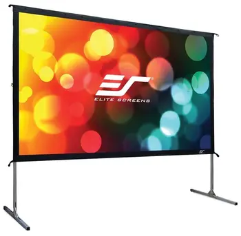 ELITE SCREENS plátno mobilní outdoor stativ 120" (304,8 cm)/ 16:9/ 149,4 x 265,7 cm/ hliníkový/ přední a zadní projekce