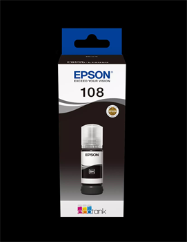 Epson 108 EcoTank Black ink bottle 3600 s. pro L8050, L18050