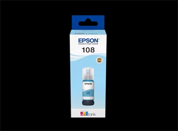 Epson 108 EcoTank Light Cyan ink bottle 7200 s. pro L8050, L18050