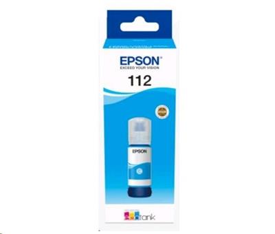 Epson EcoTank 112 - 70 ml - azurová - originál - doplnění inkoustu - pro EcoTank L11160, L15150, L15160, L6550, L6570, L