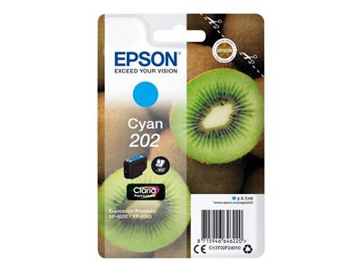 Epson Expression XP-6000, XP-6005, cyan 202 Claria Premium, 4,1 ml