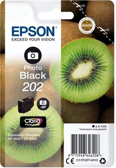 Epson Expression XP-6000, XP-6005, photo black 202 Claria Premium, 4,1 ml