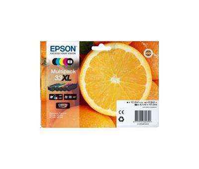 Epson ink. multipack T33XL, CMYK, pro Expression Home XP-530, XP-630, XP-635