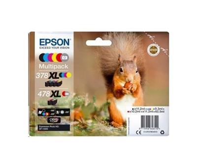 EPSON Multipack 6-colours 478XL Claria Photo HD Ink pro Expression Photo XP-15000