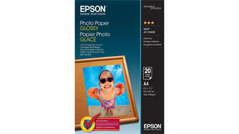 Epson Photo Paper Glossy,A4,200g/m2,20listů,lesklý