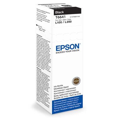 Epson T6641 ink black 70ml pro L100/L200/L550/L1300/L355/365