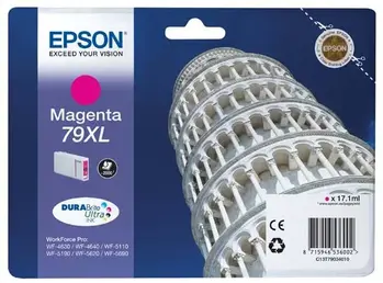 Epson WF-5620 5110 5190 5690, ink kazeta magenta 79XL 2k (17ml)