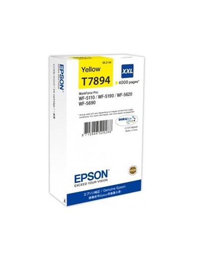 Epson WF-5620 5110 5190 5690, ink kazeta yellow 78XXL 4k (34ml)