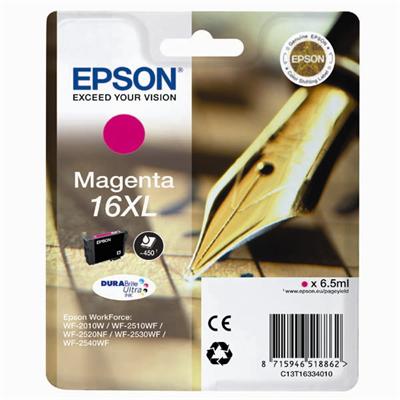 Epson WorkForce WF-2520 2540WF, ink kazeta magenta 16XL, 6,5ml