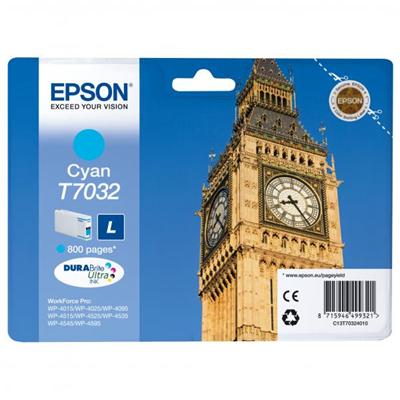 Epson WP4000 4500 series, ink Cyan L 0,8k