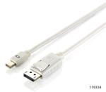 eQuip MiniDisplayPort  Cable M/M, 2,0m, bílý