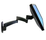 ERGOTRON 200 Series Wall Mount Arm, 2 Extensions, 24" LCD, černý