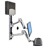 ERGOTRON LX SIT STAND WALL MOUNT SYSTEM, systém držáků na zeď, monitor (all in one), PC, klávesnice, myš