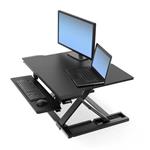 ERGOTRON WorkFit-TX Standing Desk Converter, pracovní plocha na stůl k stání i sezení, držák kl. myš