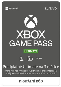 ESD XBOX - Game Pass Ultimate - předplatné na 3 měsíce (EuroZone)