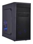 EUROCASE skříň MC X203 black, micro tower, without fans, 2x USB 2.0 