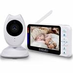 EVOLVEO Baby monitor N4, dětská chůvička, audio i video přenos, noční režim, hlídání teploty,display 4,3"