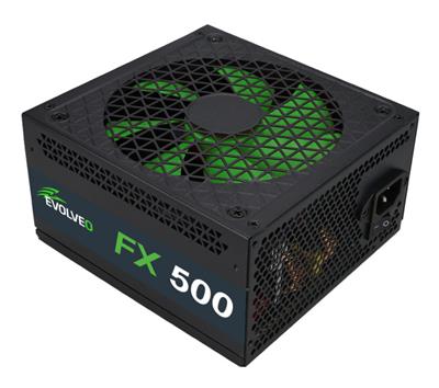 EVOLVEO FX 500 , zdroj 500W ATX, 14cm, tichý, 80+, bulk