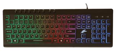 EVOLVEO GK640, herní klávesnice s rgb podsvětlením, USB, 9 multi kláves