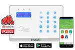 EVOLVEO Salvarix, bezdrátový WiFi&GSM alarm s čtečkou RFID