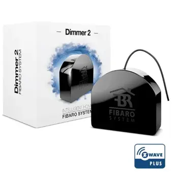 FIBARO FGD-212 stmívač 250W, černý, v2