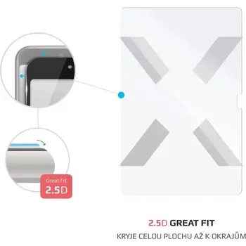 FIXED 2,5D tvrzené sklo Samsung Galaxy Tab A8 (2021) čiré