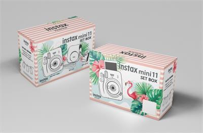 Fujifilm INSTAX MINI 11 SMALL BUNDLE - Ice White