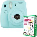 Fujifilm INSTAX MINI 9 bundle (with 1x10 film) - Ice Blue