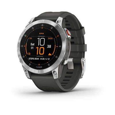 Garmin Epix PRO Glass, Silver/Gray Band