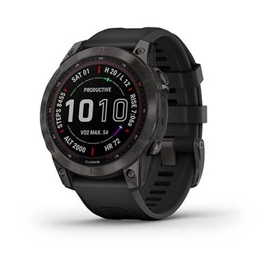 Garmin Fenix 7 PRO Sapphire Solar, Titan Black / Black Band