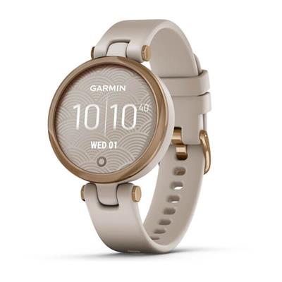 Garmin Lily Sport Rose Gold/Light Sand Silicone Band