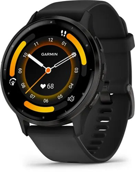 Garmin Venu 3, Slate/Black, silikonový řemínek