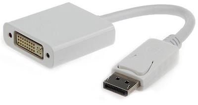 Gembird adaptér DisplayPort samec - DVI (24+5) samice (DP/M to DVI/F),bílý