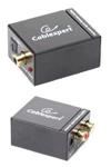 GEMBIRD Dat extender digital na analog audio konvertor, SPDIF/RCA 