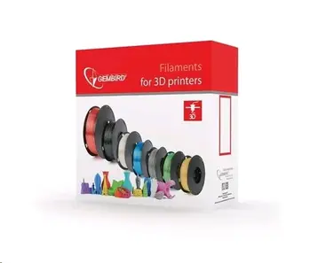 GEMBIRD Tisková struna (filament) PLA PLUS, 1,75mm, 1kg, transparentní