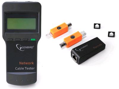 GEMBIRD Zkoušečka kabelů Digital network cable tester (Cat 5E,6E,coaxial,telephone)