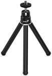 Genius Tripod 1, Stativ, vytažený 25,1cm, pro webkamery, chytré telefony a fotoaparáty, kovový, černý