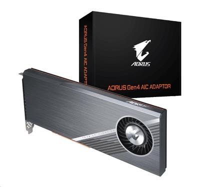 GIGABYTE AORUS AIC ADAPTOR M.2 X16 GEN 4 CARD (4x M.2 NVMe SSD)