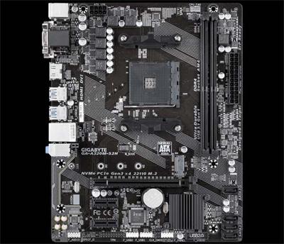 GIGABYTE MB Sc AM4 A320M-S2H, AMD A320, 2xDDR4, VGA, mATX