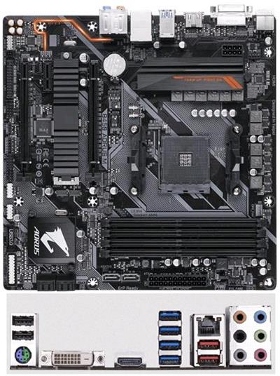 GIGABYTE MB Sc AM4 B450 AORUS M,AMD B450,4xDDR4,mATX