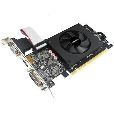 GIGABYTE VGA NVIDIA GeForce® GT 710, 2GB, GDDR5, 1xDVI-D, 1xHDMI, 1xD-SUB