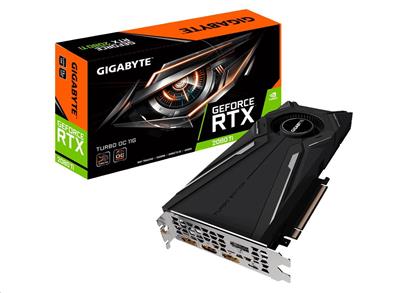 GIGABYTE VGA NVIDIA GeForce® RTX 2080 Ti TURBO OC 11G Rev 2.0, 11GB, GDDR6