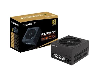 GIGABYTE zdroj P1000GM, 1000W, 80plus gold, modular, 120 mm fan