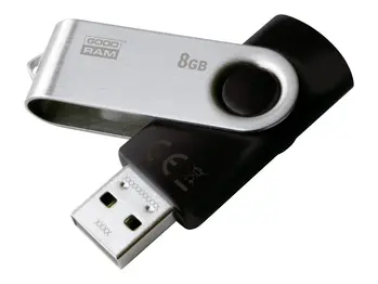 GOODRAM UTS2 USB Flash disk,8GB,USB 2.0,černý