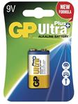 GP 9V alkalická baterie Ultra Plus 1 ks