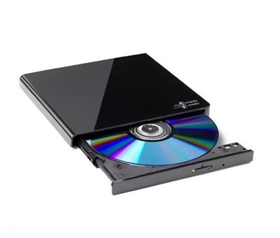 HITACHI LG - externí mechanika DVD-W/CD-RW/DVD±R/±RW/RAM GP57EB40, Slim, Black, box+SW