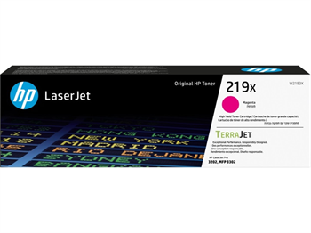 HP 219X Magenta toner HC 2,5K pro Color LaserJet Pro 3202dn, HP Color LaserJet Pro 3202dw