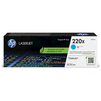 HP 220X Cyan Toner Cartridge 5,5k pro HP Color LaserJet Pro MFP 4301, MFP 4303