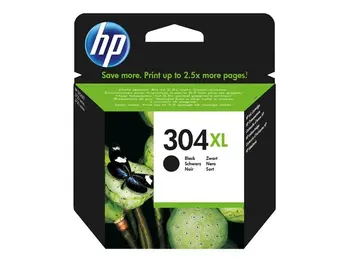 HP 304XL ink black HC 300str., 5.5ml pro DeskJet 2620,2630,2632,2633,3720,3730,3732,3735